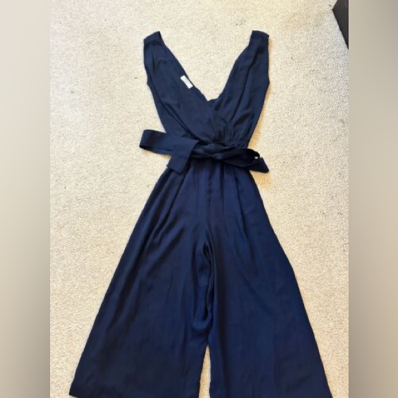 Babaton Maximillian Navy Blue Jumpsuit *Like New* - Picture 2 of 5